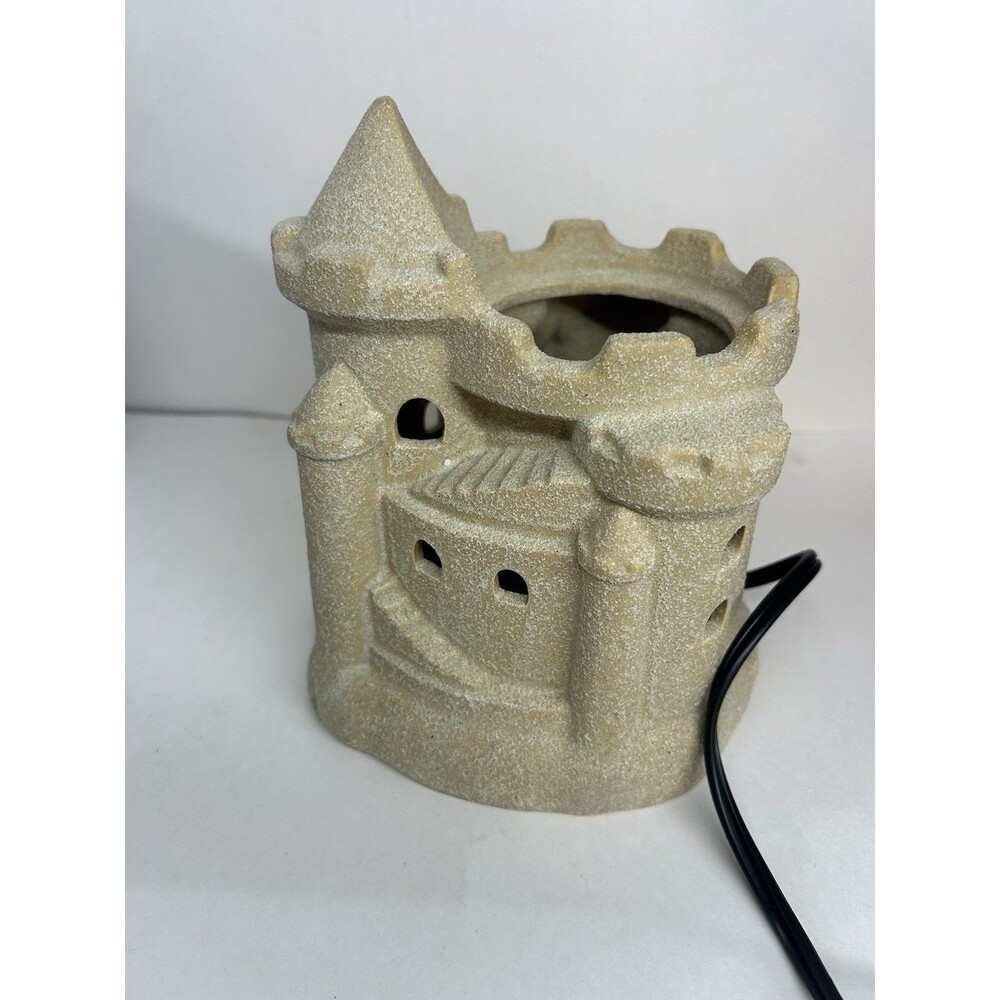 Scentsy Summer Sandcastle Warmer Retired Sand Sun Beach Ocean & Wax Bar NO Dish - Picture 5 of 8